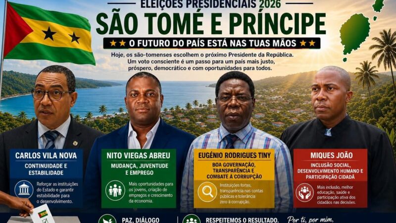 Mais de 142 mil eleitores escolhem hoje o próximo Presidente de São Tomé – MozFlash24H